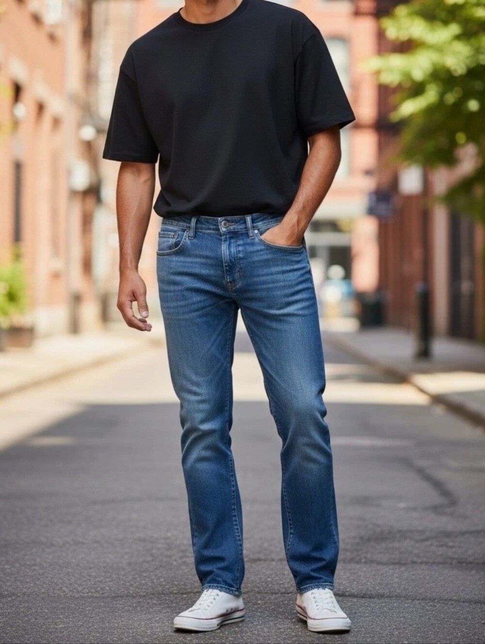 OUTERKNOWN SEA JEANS ORGANIC COTTON BLEND 34X30
